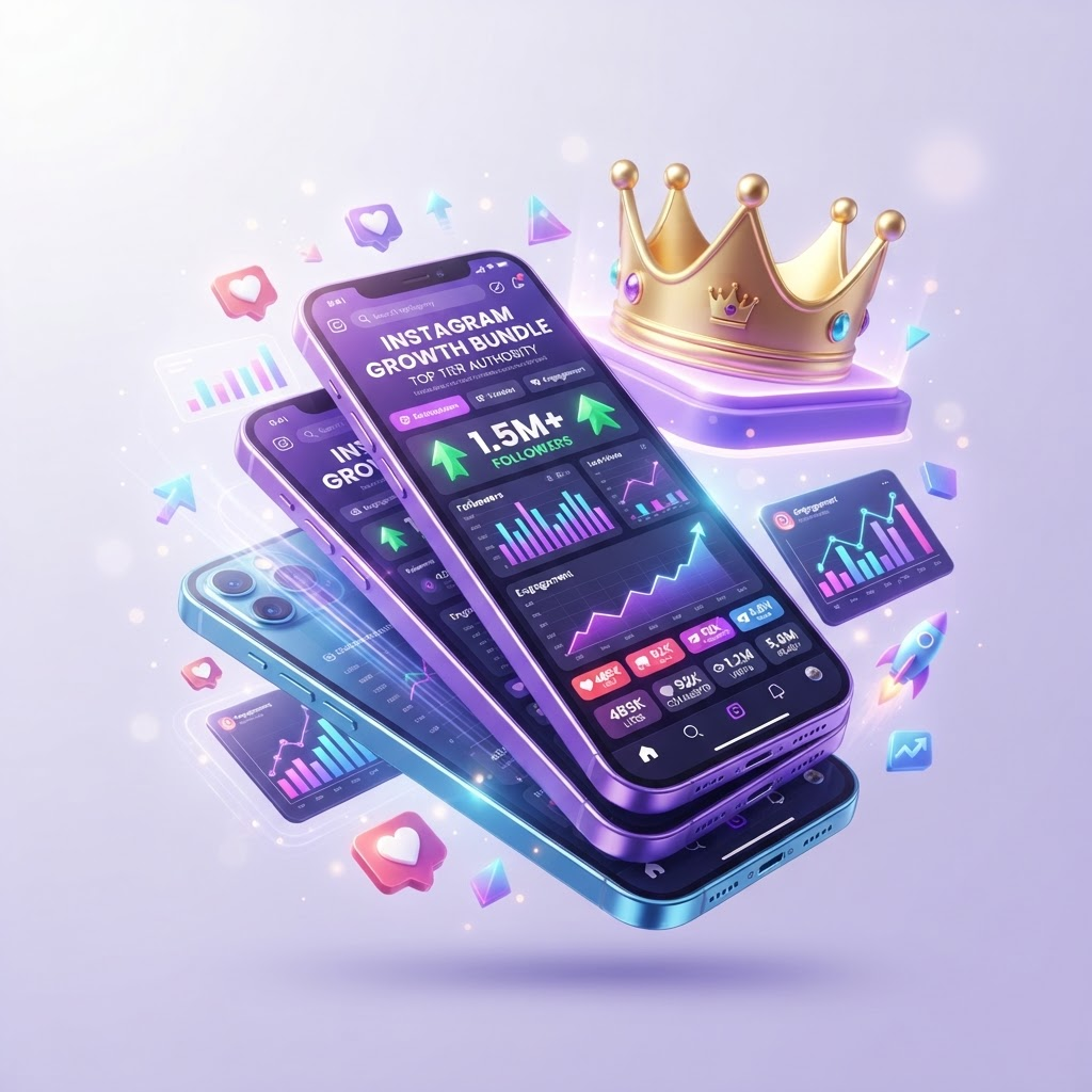 SweetFollow Business Pack Instagram growth bundle with 50,000 followers, 20,000 likes and 250,000 views